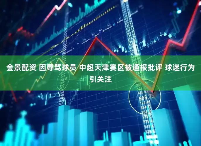 金景配资 因辱骂球员 中超天津赛区被通报批评 球迷行为引关注