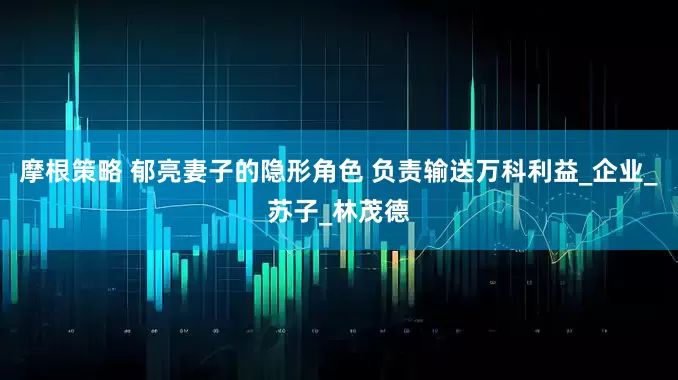 摩根策略 郁亮妻子的隐形角色 负责输送万科利益_企业_苏子_林茂德